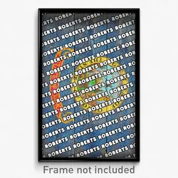 Roberts Idaho Poster (ID City Souvenir 11x17 Town Print)