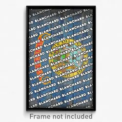 Blanchard Idaho Poster (ID City Souvenir 11x17 Town Print)