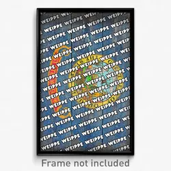 Weippe Idaho Poster (ID City Souvenir 11x17 Town Print)