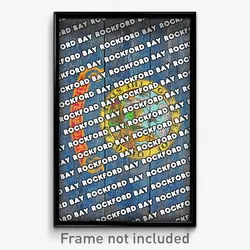 Rockford Bay Idaho Poster (ID City Souvenir 11x17 Town Print)