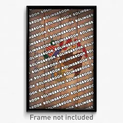 Bolingbrook Illinois Poster (IL City Souvenir 11x17 Town Print)