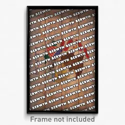 Berwyn Illinois Poster (IL City Souvenir 11x17 Town Print)