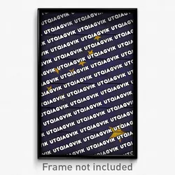 Utqiagvik Alaska Poster (AK City Souvenir 11x17 Town Print)