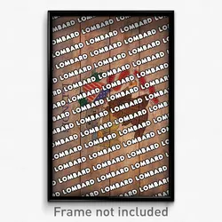 Lombard Illinois Poster (IL City Souvenir 11x17 Town Print)
