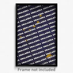 Unalaska Alaska Poster (AK City Souvenir 11x17 Town Print)