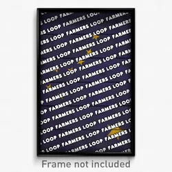 Farmers Loop Alaska Poster (AK City Souvenir 11x17 Town Print)