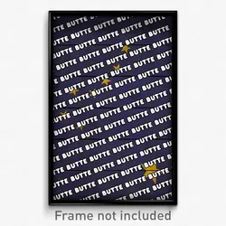 Butte Alaska Poster (AK City Souvenir 11x17 Town Print)