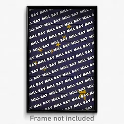Mill Bay Alaska Poster (AK City Souvenir 11x17 Town Print)