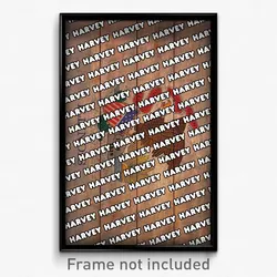 Harvey Illinois Poster (IL City Souvenir 11x17 Town Print)