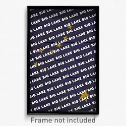 Big Lake Alaska Poster (AK City Souvenir 11x17 Town Print)