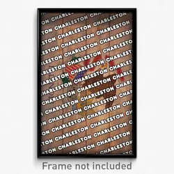 Charleston Illinois Poster (IL City Souvenir 11x17 Town Print)
