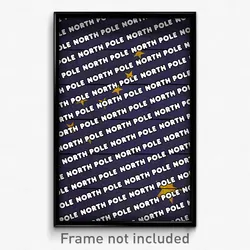North Pole Alaska Poster (AK City Souvenir 11x17 Town Print)