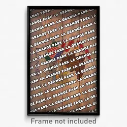 La Grange Park Illinois Poster (IL City Souvenir 11x17 Town Print)