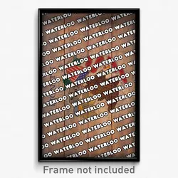 Waterloo Illinois Poster (IL City Souvenir 11x17 Town Print)