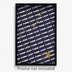 Farm Loop Alaska Poster (AK City Souvenir 11x17 Town Print)