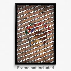 Pingree Grove Illinois Poster (IL City Souvenir 11x17 Town Print)