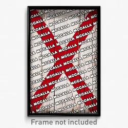 McCalla Alabama Poster (AL City Souvenir 11x17 Town Print)