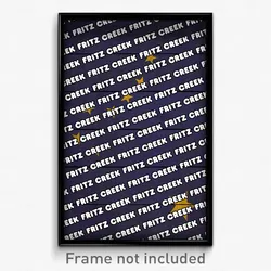 Fritz Creek Alaska Poster (AK City Souvenir 11x17 Town Print)