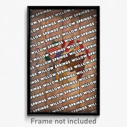 Willow Springs Illinois Poster (IL City Souvenir 11x17 Town Print)