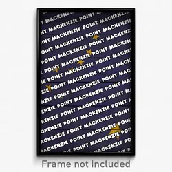 Point MacKenzie Alaska Poster (AK City Souvenir 11x17 Town Print)