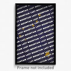 Lazy Mountain Alaska Poster (AK City Souvenir 11x17 Town Print)