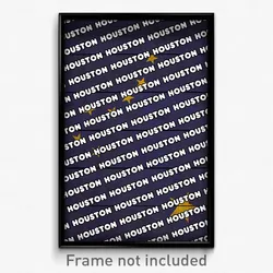 Houston Alaska Poster (AK City Souvenir 11x17 Town Print)