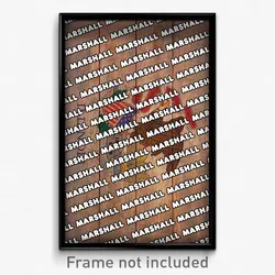 Marshall Illinois Poster (IL City Souvenir 11x17 Town Print)