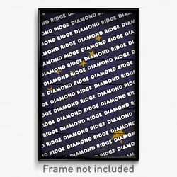 Diamond Ridge Alaska Poster (AK City Souvenir 11x17 Town Print)