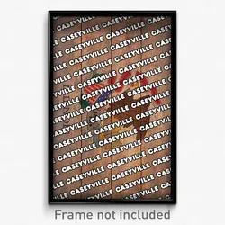 Caseyville Illinois Poster (IL City Souvenir 11x17 Town Print)