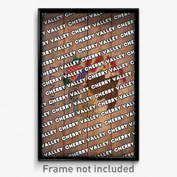Cherry Valley Illinois Poster (IL City Souvenir 11x17 Town Print)