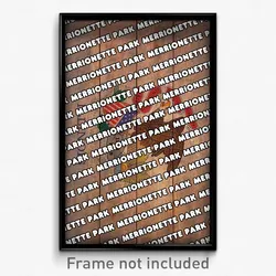 Merrionette Park Illinois Poster (IL City Souvenir 11x17 Town Print)