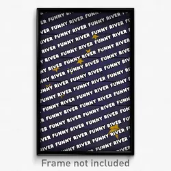Funny River Alaska Poster (AK City Souvenir 11x17 Town Print)