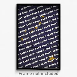 Sand Point Alaska Poster (AK City Souvenir 11x17 Town Print)