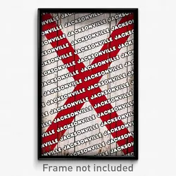 Jacksonville Alabama Poster (AL City Souvenir 11x17 Town Print)