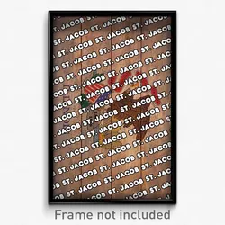 St. Jacob Illinois Poster (IL City Souvenir 11x17 Town Print)