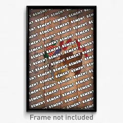 Bement Illinois Poster (IL City Souvenir 11x17 Town Print)