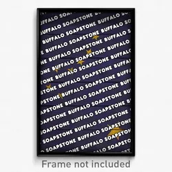 Buffalo Soapstone Alaska Poster (AK City Souvenir 11x17 Town Print)