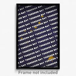 Toksook Bay Alaska Poster (AK City Souvenir 11x17 Town Print)