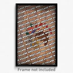 Westlake Village Illinois Poster (IL City Souvenir 11x17 Town Print)