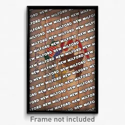 New Milford Illinois Poster (IL City Souvenir 11x17 Town Print)