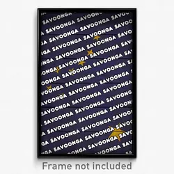 Savoonga Alaska Poster (AK City Souvenir 11x17 Town Print)