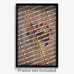 Milledgeville Illinois Poster (IL City Souvenir 11x17 Town Print)