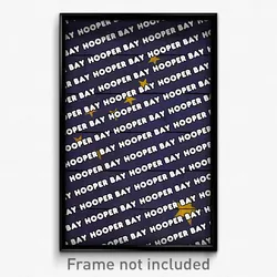Hooper Bay Alaska Poster (AK City Souvenir 11x17 Town Print)