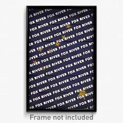 Fox River Alaska Poster (AK City Souvenir 11x17 Town Print)