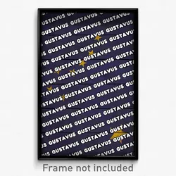 Gustavus Alaska Poster (AK City Souvenir 11x17 Town Print)