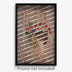 Farmersville Illinois Poster (IL City Souvenir 11x17 Town Print)