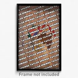 Taylor Springs Illinois Poster (IL City Souvenir 11x17 Town Print)