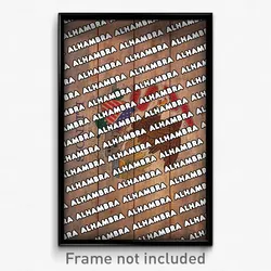 Alhambra Illinois Poster (IL City Souvenir 11x17 Town Print)