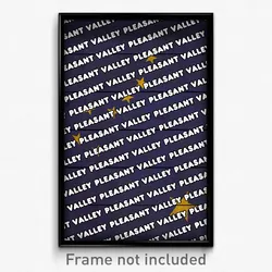 Pleasant Valley Alaska Poster (AK City Souvenir 11x17 Town Print)
