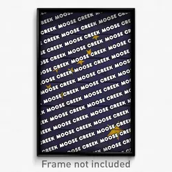 Moose Creek Alaska Poster (AK City Souvenir 11x17 Town Print)